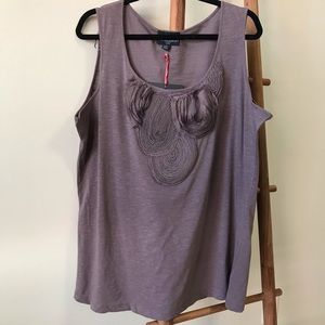 Cynthia Rowley Woman | Neckline Swirl Tank